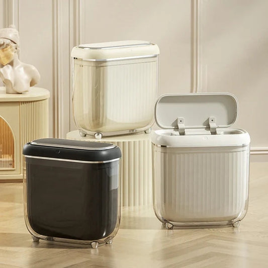 Poubelle pour Salle de Bain et Cuisine en Acrylique Automatique avec Capteur Azurato